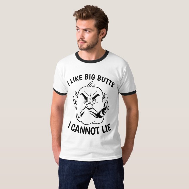 CIGAR LOVER Funny Men's T-shirts (Front Full)