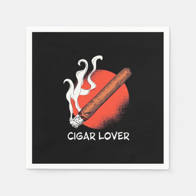 Cigar Lover Napkin (Front)