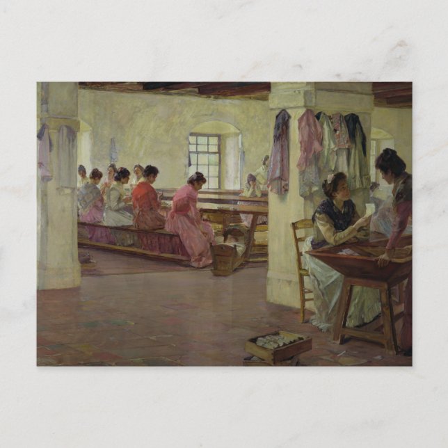 Cigar Makers at Seville Postcard (Front)