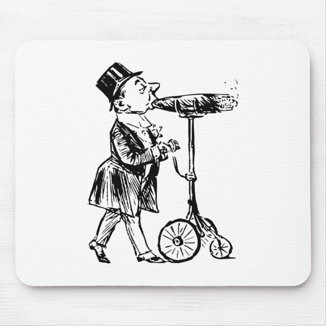 Cigar on wheels cigar on wheels mouse mat (Front)