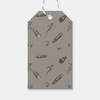 Cigar Pattern Gift Tags
