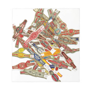 Cigar Ring Wrappers Notepad
