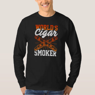 Cigar Smoker Cigarette Smoking Tobacco Smoke Cigar T-Shirt