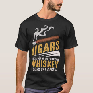 Cigar Smoker Smoking Quotes T-Shirt