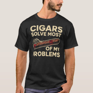 Cigar Smoking Tobacco Smoke Cigarette Smoker Cigar T-Shirt