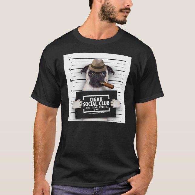 CIGAR SOCIAL CLUB (BLACK) T-Shirt (Front)