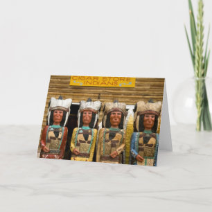Cigar Store Indian statues Card