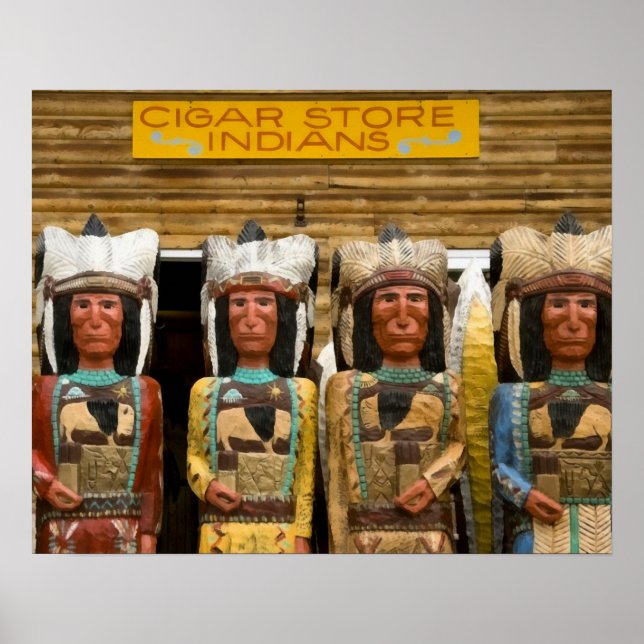 Cigar Store Indian statues Poster (Front)