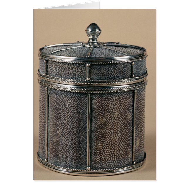 Cigarette box with shagreen sides, 1928 (Front)