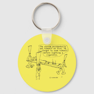 Cigarette Burn Reed Key Ring