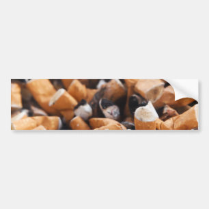 Cigarette Butts Bumper Sticker