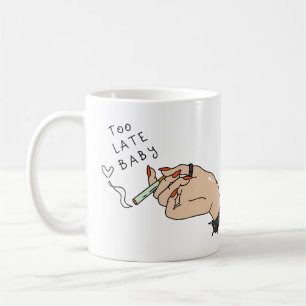 Cigarette in Hand Anti-Valentine Coffee Mug