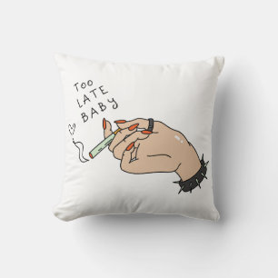 Cigarette in Hand Anti-Valentine Cushion