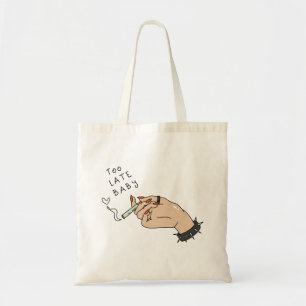 Cigarette in Hand Anti-Valentine Tote Bag