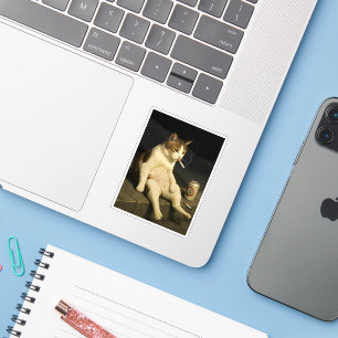 Cigarette Kitten Funny Smoking Cat Gen Z Meme