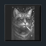 Cigarette Kitten Funny Smoking Cat Meme Stupid Bra Magnet<br><div class="desc">Cigarette Kitten Funny Smoking Cat Meme Stupid Brainrot</div>