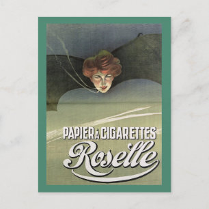 Cigarette Papers Advertisement Vintage Postcard