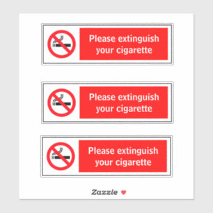 Cigarette Sticker