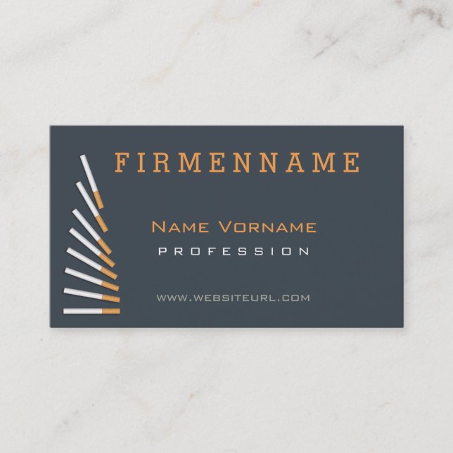 cigarettes business card (Front)