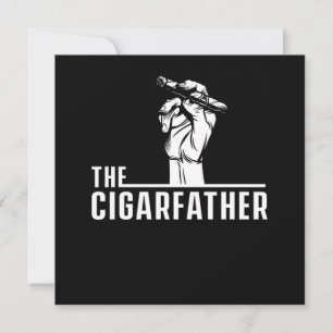 Cigarfather Cigar Smoker Humidor Cigars Lover Gift Invitation
