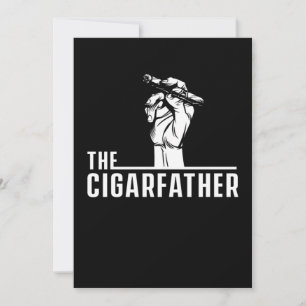 Cigarfather Cigar Smoker Humidor Cigars Lover Gift Invitation