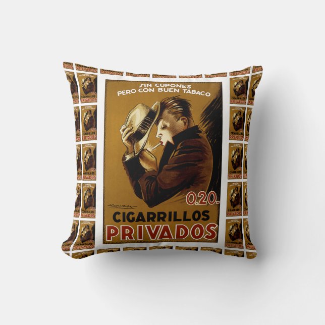 Cigarillos Privados Cushion (Front)