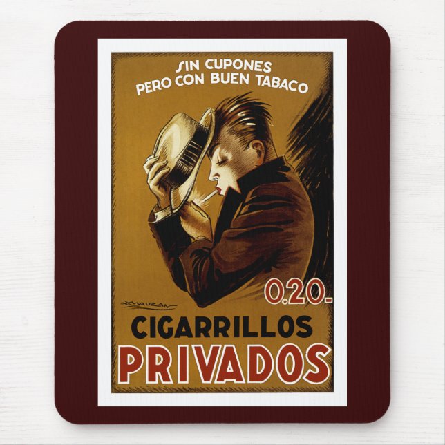 Cigarillos Privados Mouse Mat (Front)