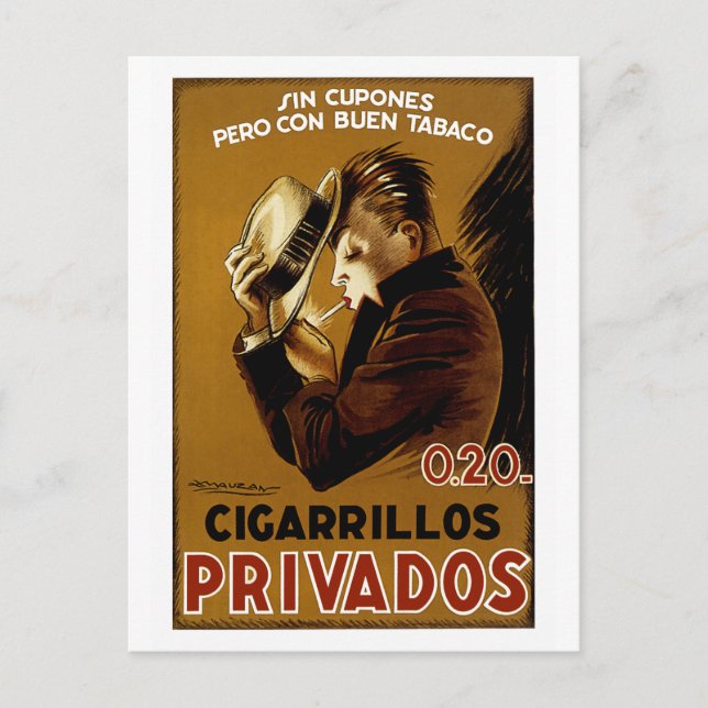 Cigarillos Privados Postcard (Front)