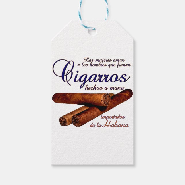 Cigarros - Cirars Gift Tags (Front)
