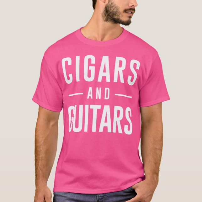 Cigars And Guitars T-Shirt (Front)