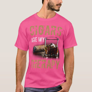 Cigars Are My Therapy Cigars s For Men T-Shirt