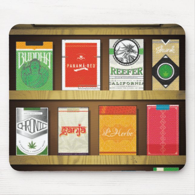 Cigaweed Mouse Mat (Front)