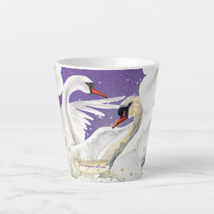 CIGNE BRITISH FLORAL LATTE MUG