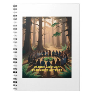 Cilantro Anonymous Wilderness Retreat – Notebook