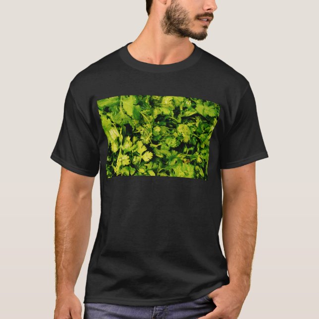 Cilantro / Coriander Leaves T-Shirt (Front)
