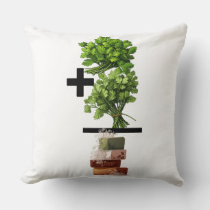 Cilantro Math – Funny Anti-Cilantro Cushion