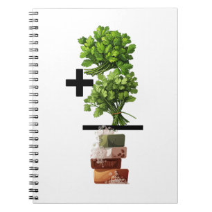 Cilantro Math – Funny Anti-Cilantro  Notebook