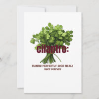 Cilantro – Ruining Perfectly Good Meals