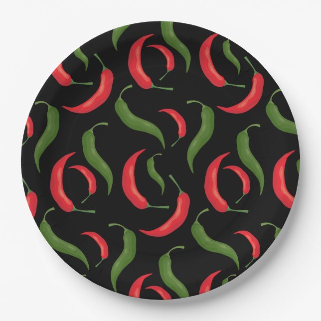 Čili Paper Plate (Front)