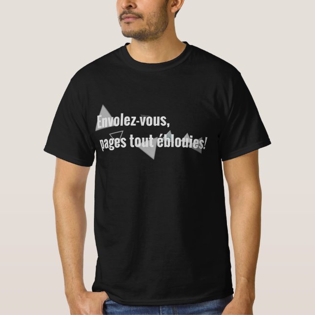 Cimetière Marin Quote T-Shirt (Front)