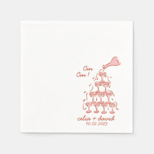 Cin Cin Italian Wedding  Napkin