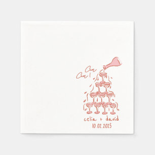 Cin Cin Italian Wedding  Napkin