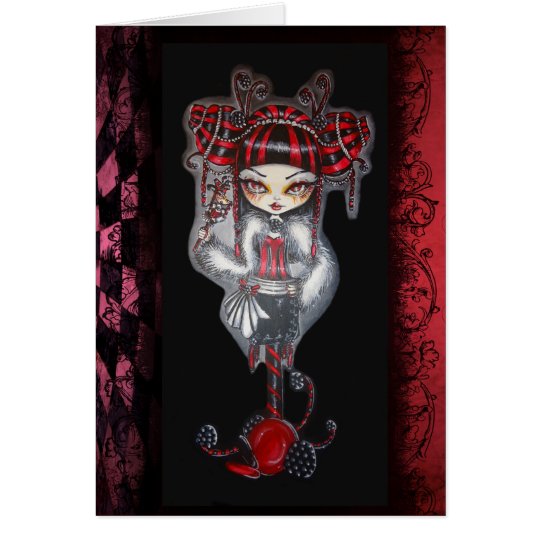 Cin Cin Liquorice Candy Stick Twisted Sugar Card