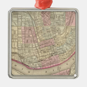 Cincinnati 2 metal tree decoration