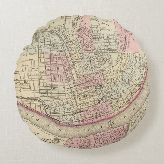 Cincinnati 2 round cushion (Front)