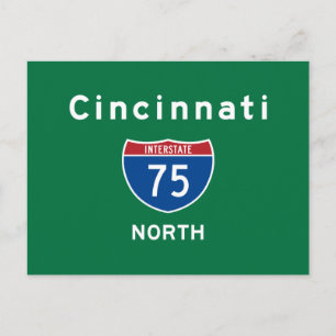 Cincinnati 75 postcard