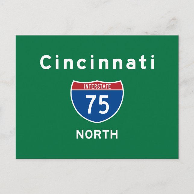 Cincinnati 75 postcard (Front)