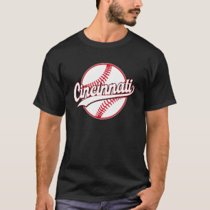Cincinnati Baseball Vintage Ohio Pride Love City T-Shirt