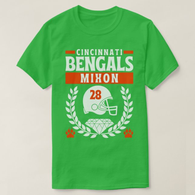 Cincinnati Bengals Joe Mixon 28 Edition T-Shirt (Design Front)