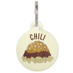 Cincinnati Chilli Ohio OH Spaghetti Chilli Food Pet Tag